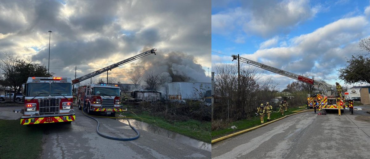 Firefighters extinguish mobile home blaze in Pflugerville