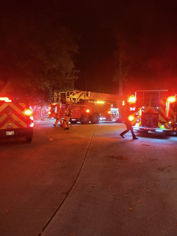 Constable deputies and Fire Dept. were able to get everyone out the home and the fire put at at 3600 CEDAR GLEN LN. 