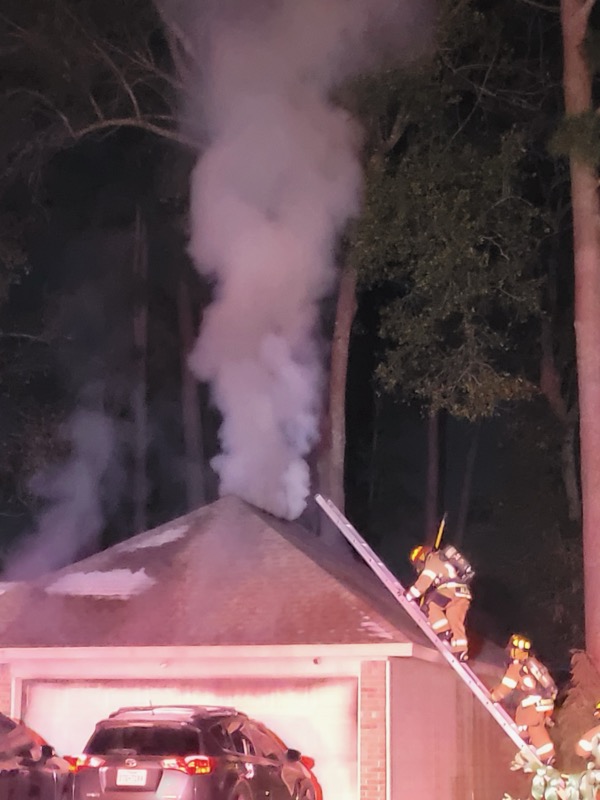 Constable deputies and Fire Dept. were able to get everyone out the home and the fire put at at 3600 CEDAR GLEN LN. 