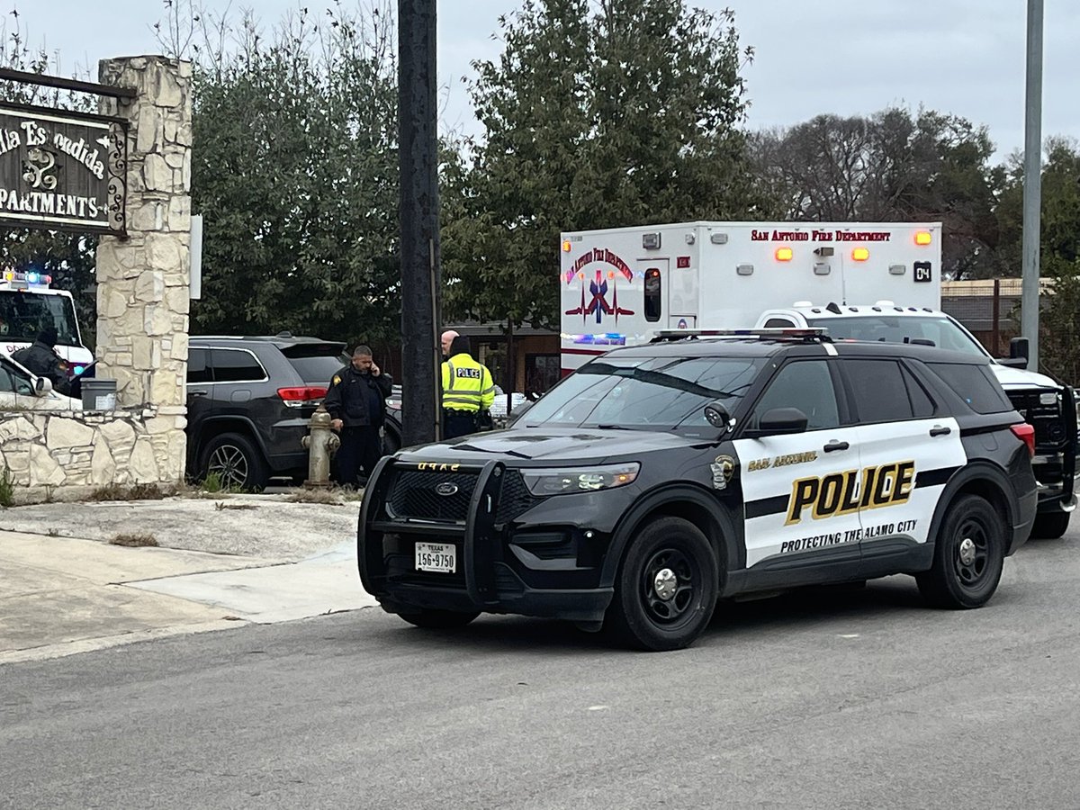 Woman runs out of her apartment and second person runs after. Police tell that the woman tried to drive off and the second person hung on to the mirror. The person was run over their arm by the front tire. Police investigating.Victim transported