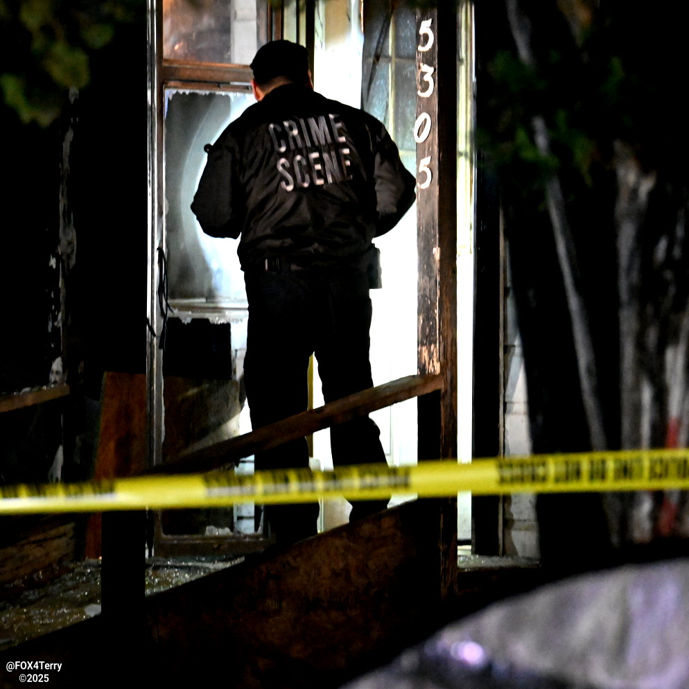 @DallasPD homicide detectives on scene of a deadly shooting in the 5300 block of Dimple Jackson Street.