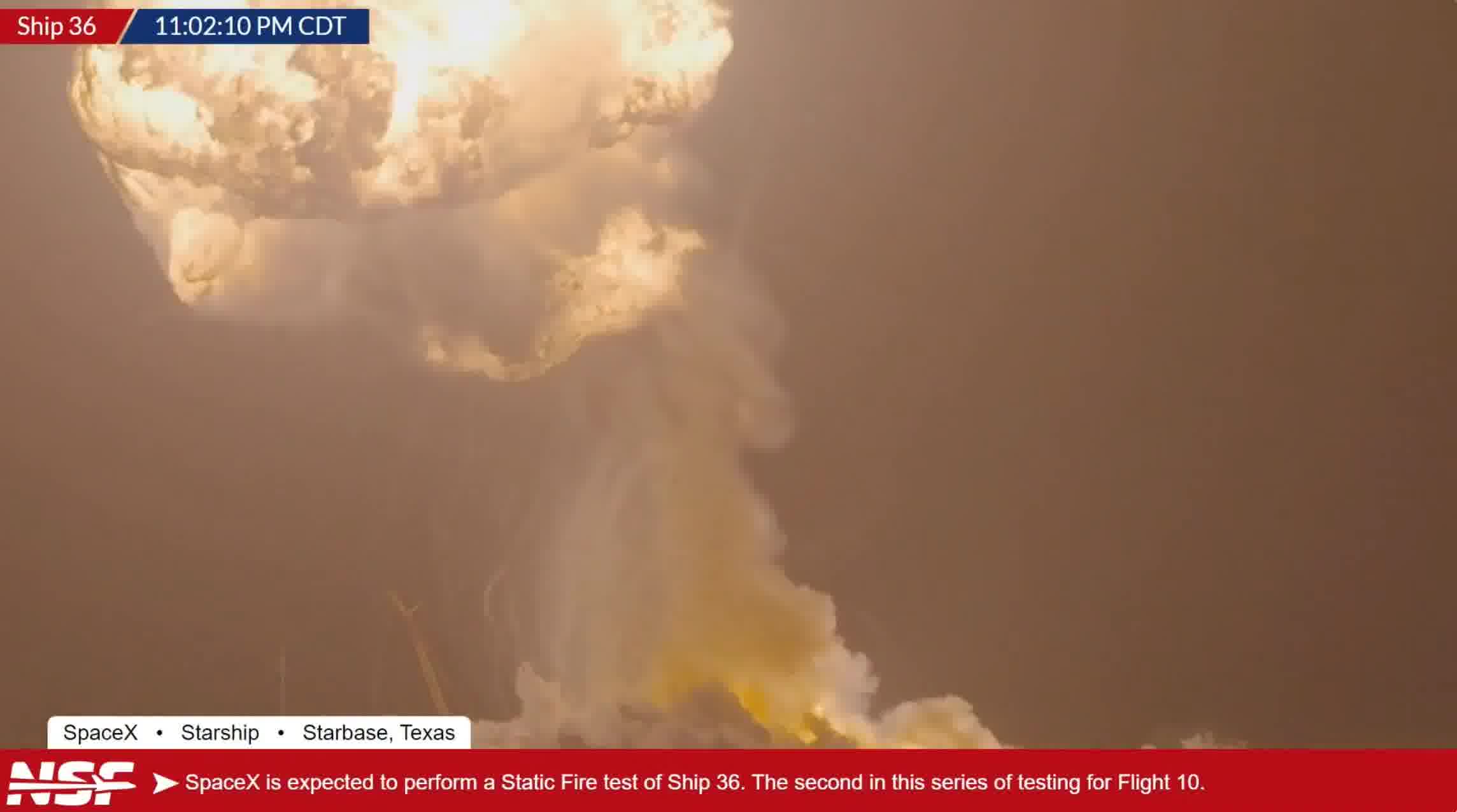 SpaceX Starship statik ateş testi sırasında patladı
