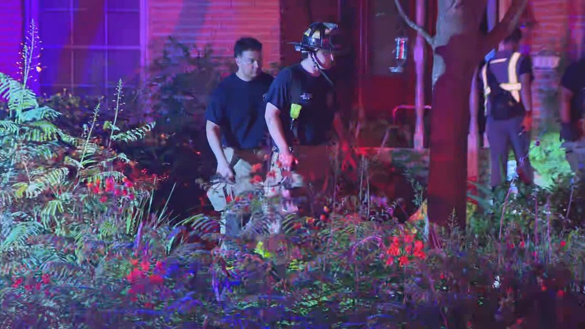 78-Year-Old woman dies after being trapped in Northwest Side house fire; cause under investigation.  pulled her from the burning home, but she was pronounced dead at the scene. Pets also impacted—two dogs remain missing