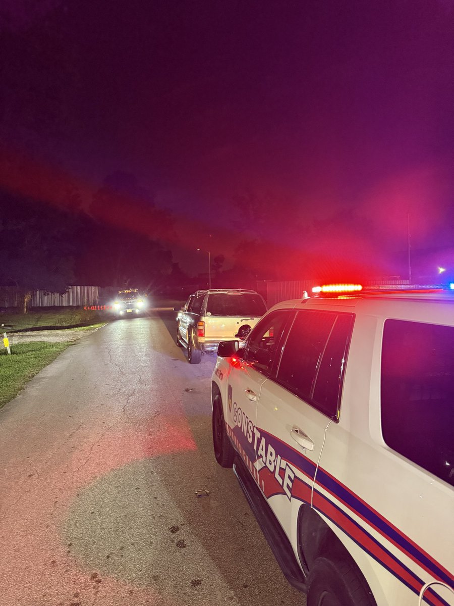 Deputy Boss has 1 in custody  for a felon in possession of a firearm during a traffic stop near 19400 Sears Dr