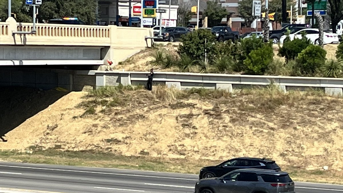 A person has been found dead under the 35 bridge. Homicide detectives are there to process the scene. A walker was also found near the scene. Also a person showed up