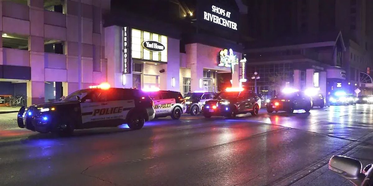 people were shot early Sunday at the Rivercenter parking garage in downtown San Antonio — two critically injured, one with a graze. Suspects fled. Investigation ongoing