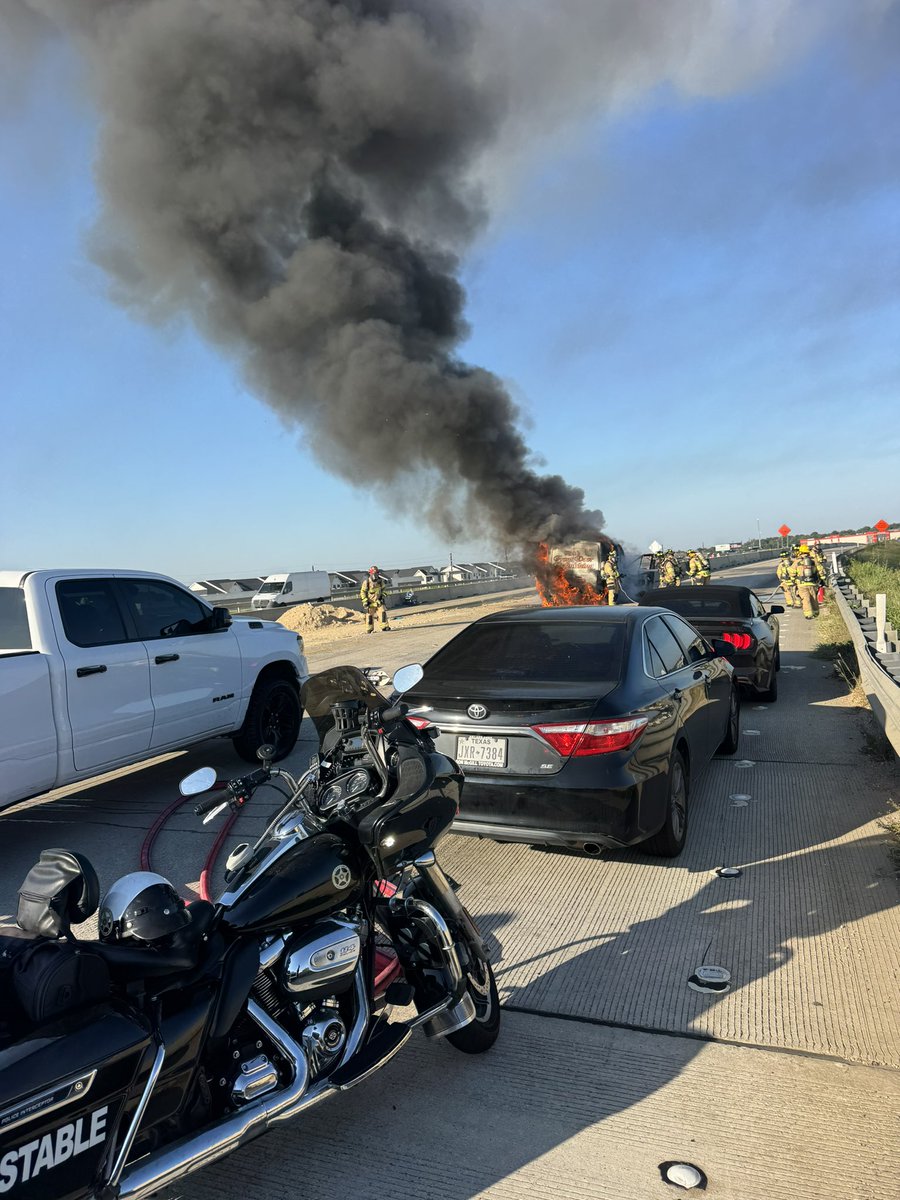 FATAL CRASH Constable Deputies are assisting HCSO with a fatal crash in the 6600 block of SH 99. A single vehicle struck a guard rail and caught fire. All westbound lanes of SH 99 are currently shut down. Please use alternate routes and expect delays