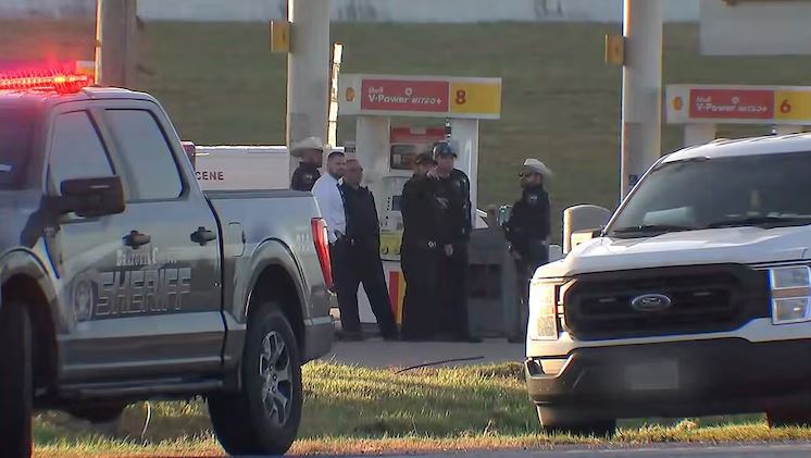 Two children, ages 4 and 13, are dead and two others are in critical condition after a shooting at a truck stop near Angleton, Texas, officials say
