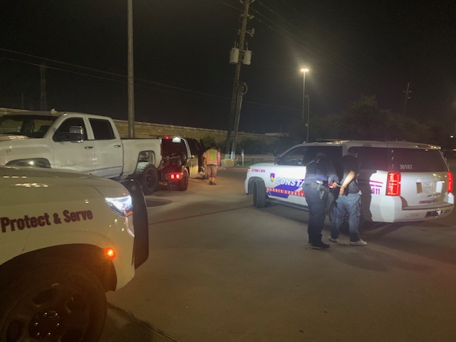 Deputies have one in custody following racing on the mainlanes of N Sam Houston Pkwy W and Fairbanks N Houston Rd