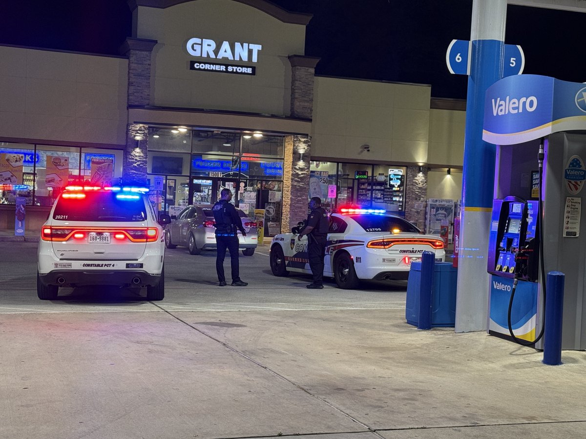 Constable Deputies have a male in custody following a traffic stop at 15000 Grant Rd 