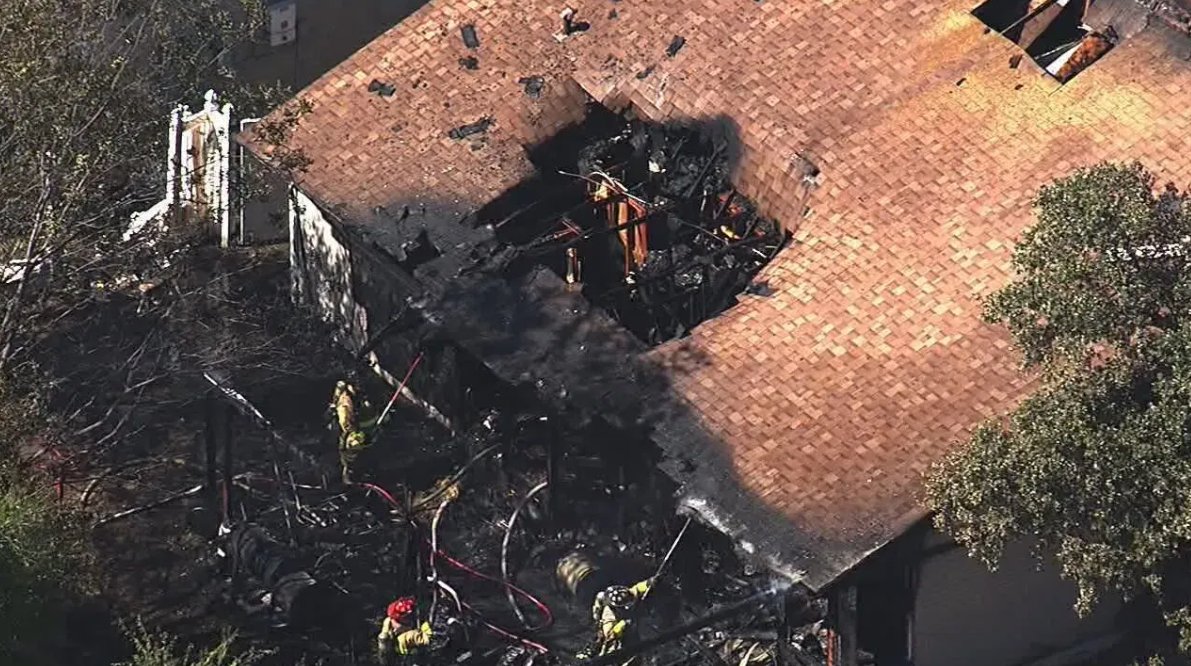 FIRE RIPS THROUGH ROOF    fought back flames to save what they could of a home on the West Side. Officials report that the fire was under control within 25 minutes. No injuries were reported