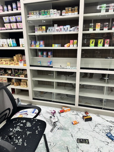 Deputy G. Esparza responded to an alarm call at 20600 W Lake Houston Pkwy, where two businesses were found to have been broken into. Investigation is ongoing