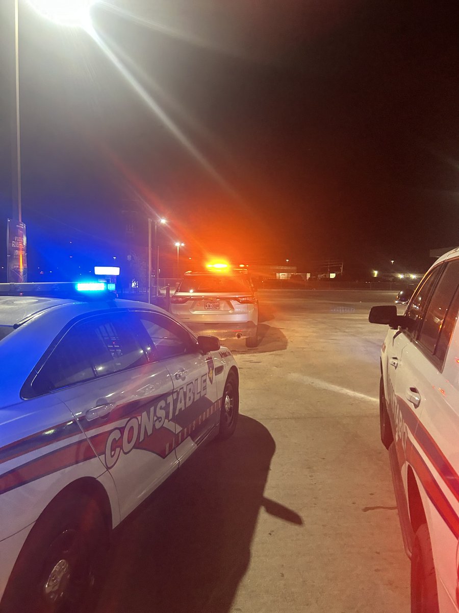 Constable Deputies have a male in custody for 9 open warrants following a traffic stop at 10100 Fairbanks N Houston Rd. 