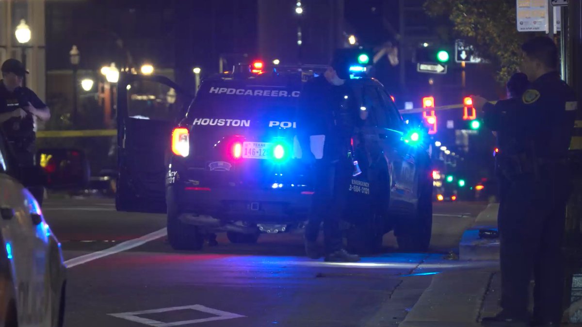 A Houston Police Officer was rushed to the hospital after being stabbed by a man in downtown. Another HPD officer shot and killed the person.This happened around 7:40 p.m. at the corner of Milam and Congress Streets in downtown
