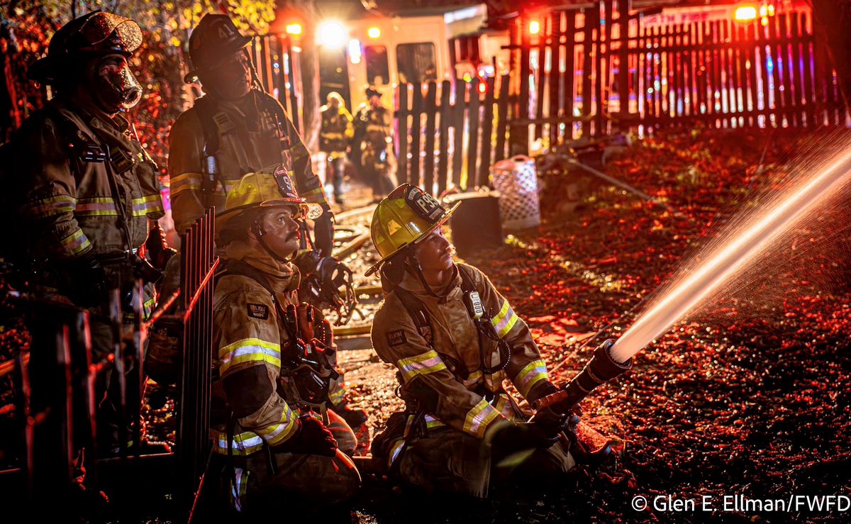 the Fort Worth Fire Department Alarm Office received multiple calls of a residential structure on fire on East Peach Street (just north of Downtown). 