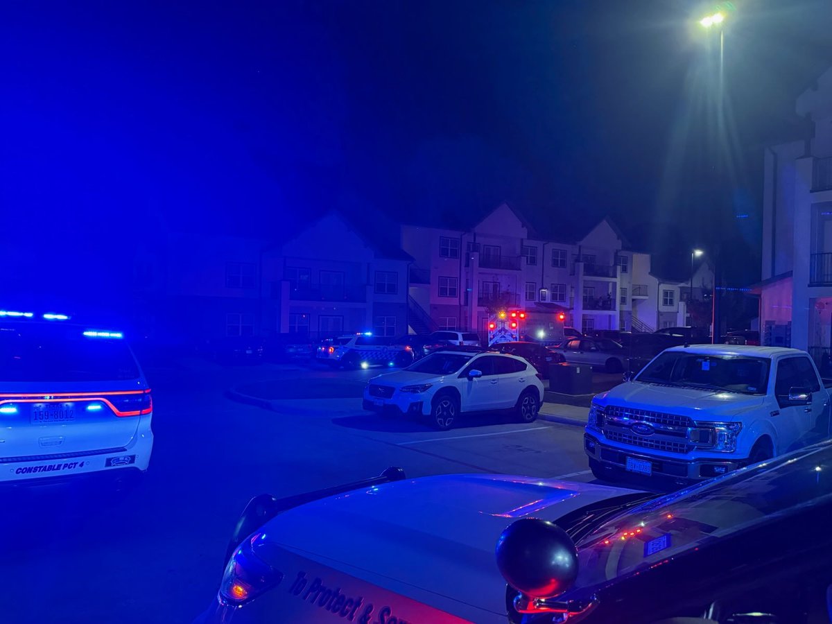 Constables are investigating an active disturbance near 11300 E Cypresswood Dr.  