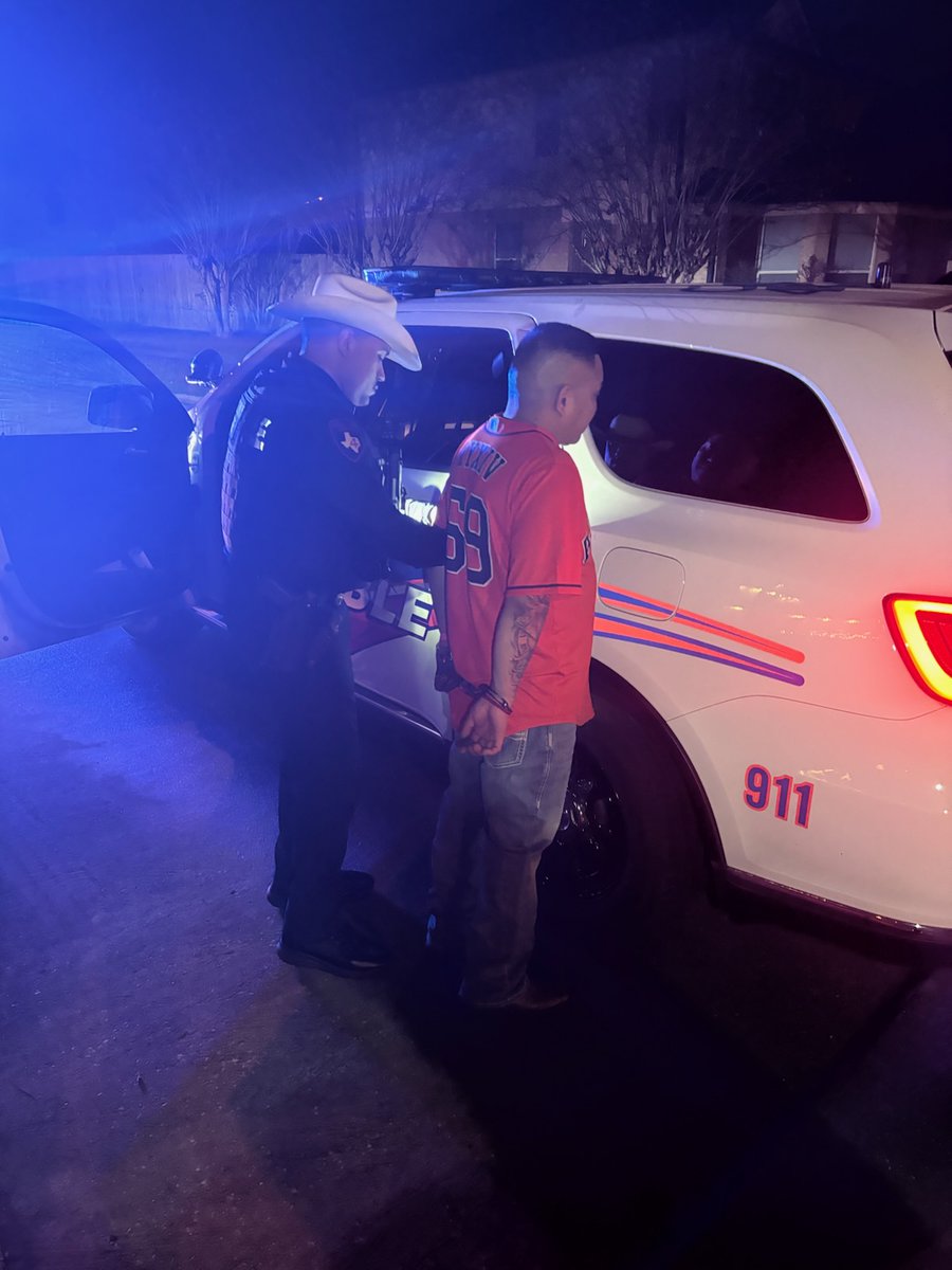 Constables have one person in custody for DWI near 7300 Foxbrook dr. Another drunk driver off of the roads