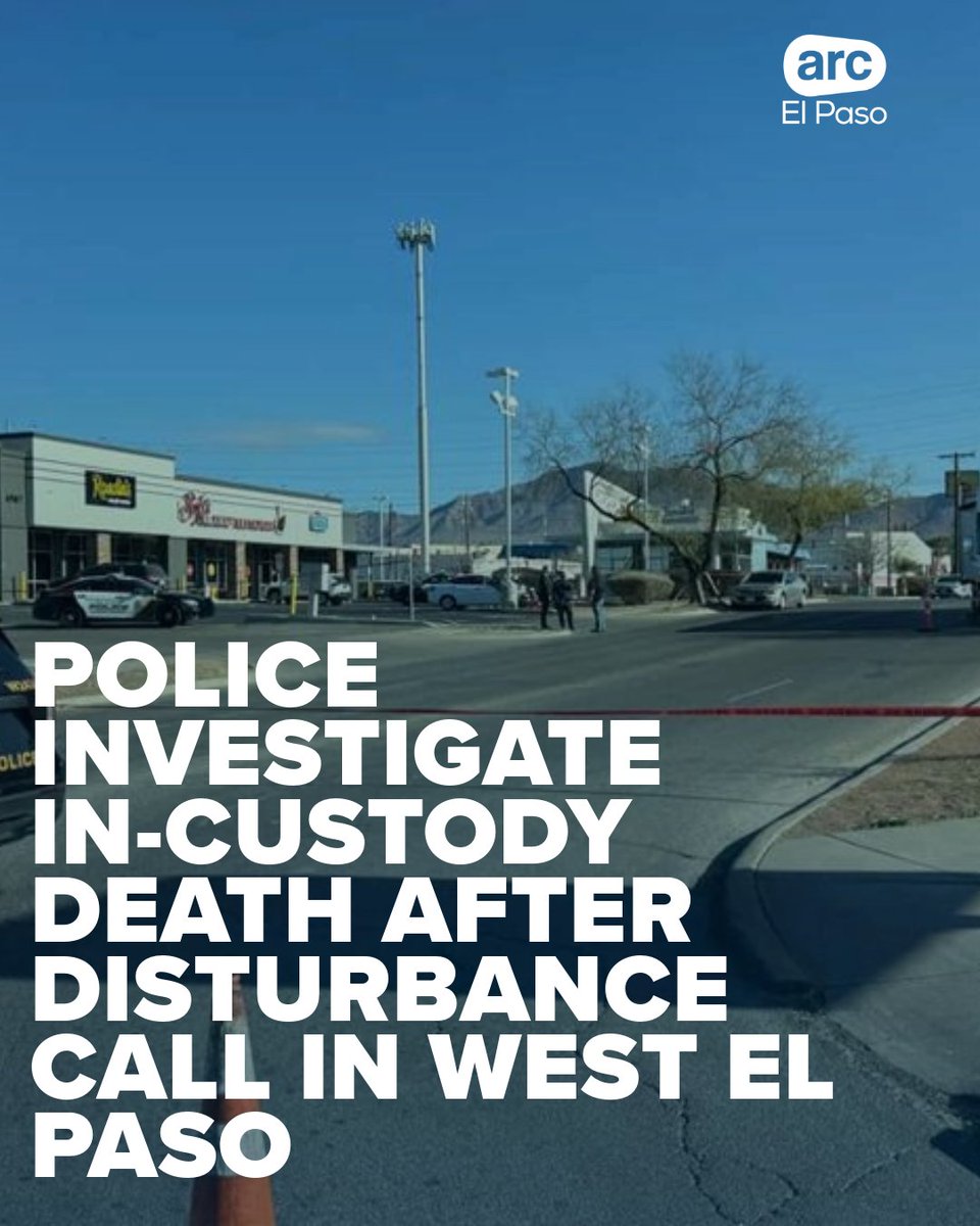 Police are investigating an in-custody death in west El Paso on Sunday morning.