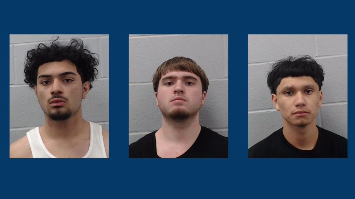 Three people arrested in Kyle in connection to stolen vehicles, stolen firearms, and fraud