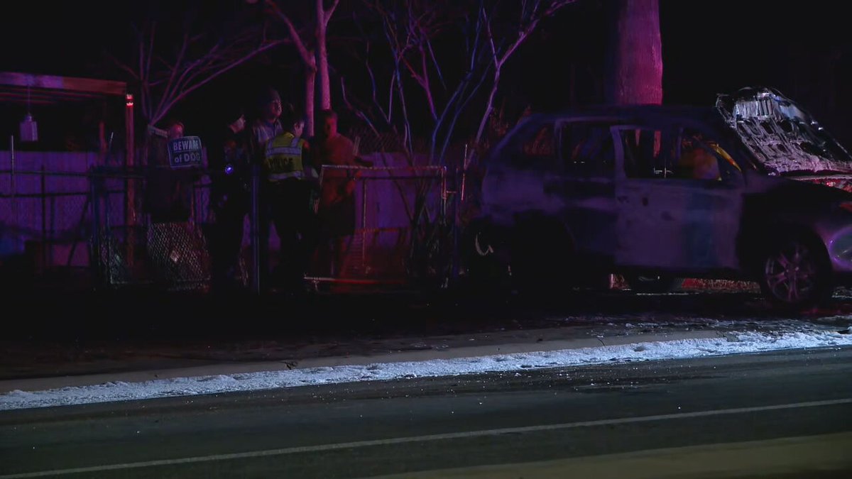 BODY FOUND IN BURNING CAR    are investigating after a man's body was recovered from a burning vehicle on the city's South Side