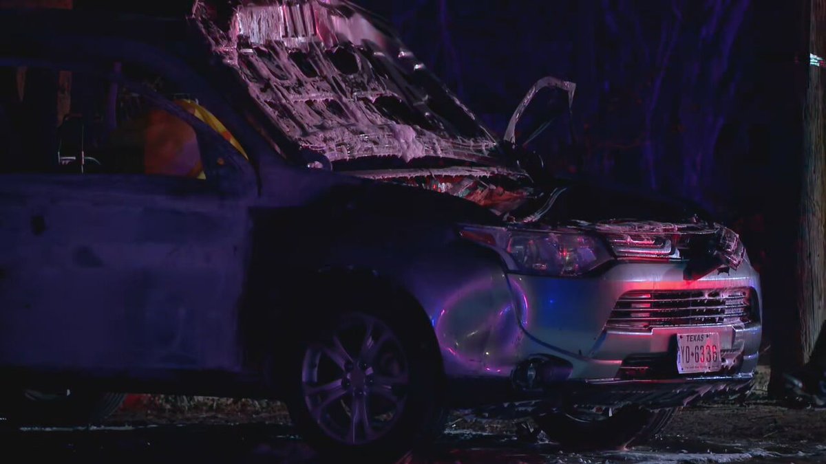 BODY FOUND IN BURNING CAR    are investigating after a man's body was recovered from a burning vehicle on the city's South Side