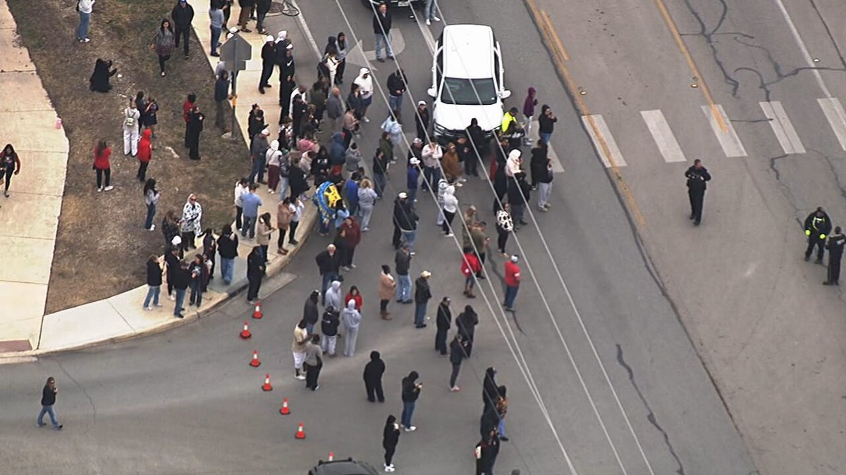 Police tell the lockdown was initiated after a phone call from Philadelphia that ended up being a spoof. The lockdown is still in place.