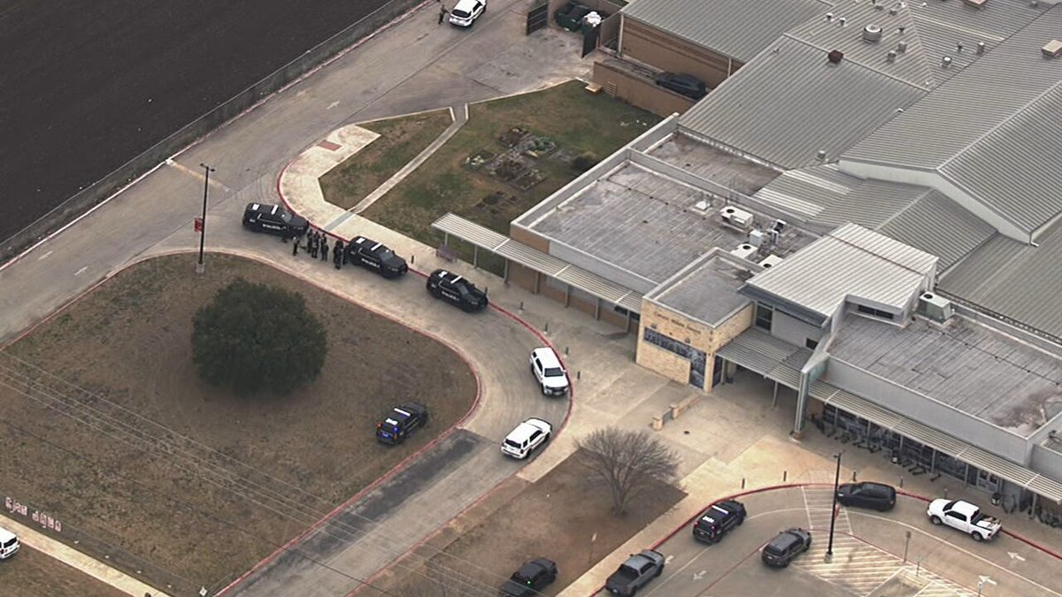 Police tell the lockdown was initiated after a phone call from Philadelphia that ended up being a spoof. The lockdown is still in place.