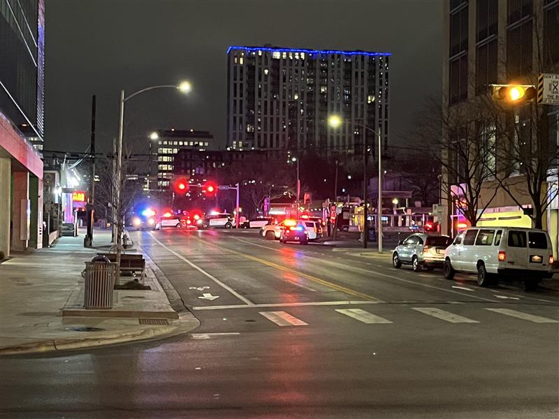 Multiple people injured in Austin mass shooting on 6th Street, suspect fatally shot by officers.