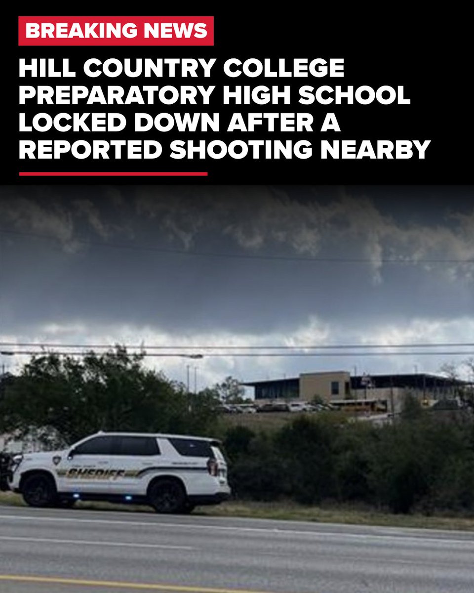 There were reports of gunfire this morning in the area of Mustang Vista, near Hill Country College Preparatory High School.