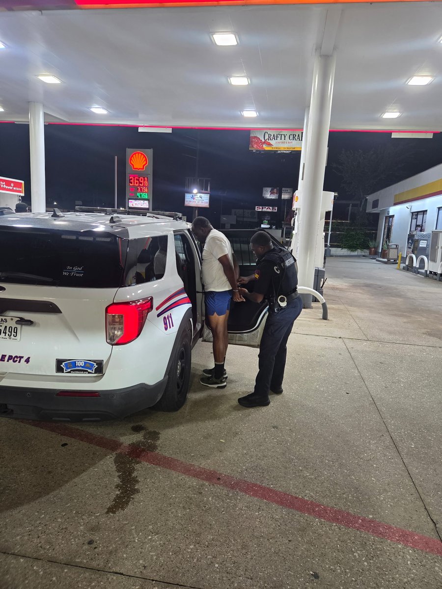 After deputies responded to a vehicle accident near 2200 FM 1960 Rd, deputies found one person displaying signs of intoxication and now have one person in custody for suspicion of DWI