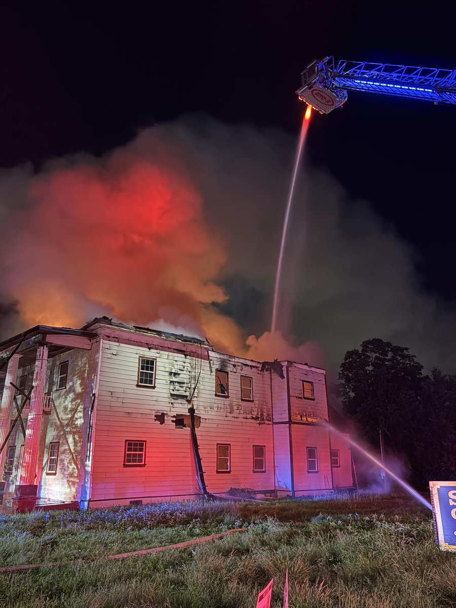 Uvalde volunteer firefighters responded to a massive structure fire at a two-story home early Saturday at the intersection of Mill Street and South High Street