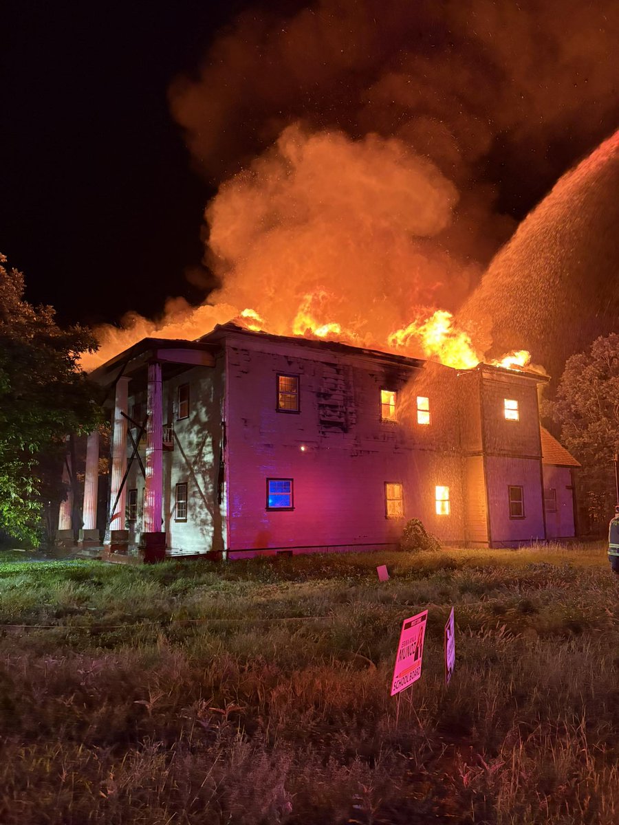 Uvalde volunteer firefighters responded to a massive structure fire at a two-story home early Saturday at the intersection of Mill Street and South High Street