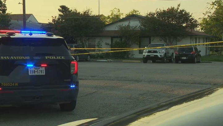 A man was hospitalized after being shot while confronting a group of suspected burglars attempting to break into an apartment complex on the West Side
