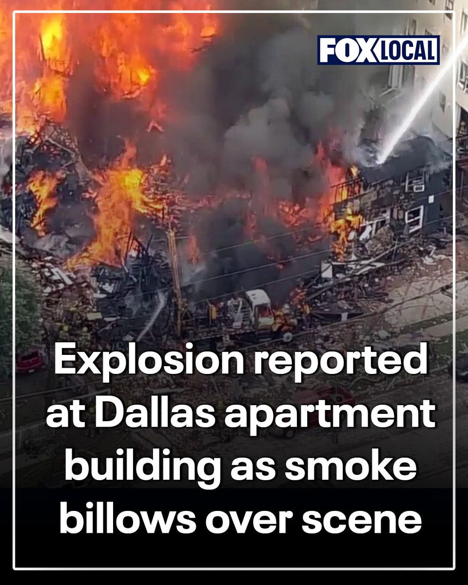 An explosion and fire were reported Thursday at an apartment building in the Oak Cliff neighborhood of Dallas. According to Dallas Fire and Rescue, several victims have also been reported