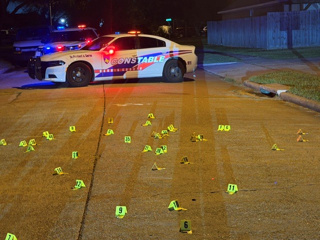 Heavy police presence in the area of 11400 Walnut Meadow Dr following reports of gunshots. Upon arrival, officers determined a drive-by shooting had occurred. No injuries have been reported at this time