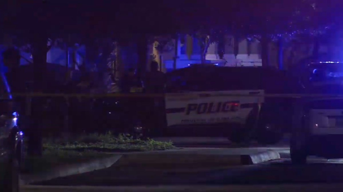 Police are investigating after an alleged shootout left one person dead, as well as six others wounded, including two children.