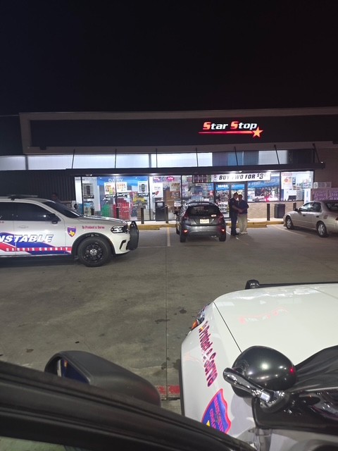 There is heavy police presence near the 20400 block of Kuykendahl Road as deputies investigate reports of an armed robbery at a local gas station.