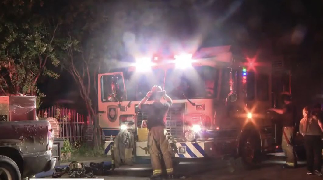 An overnight house fire in Ft. Worth leaves one man dead, and a teenager in the hospital. A relative said the niece of the man who died was airlifted to the hospital, in critical condition.