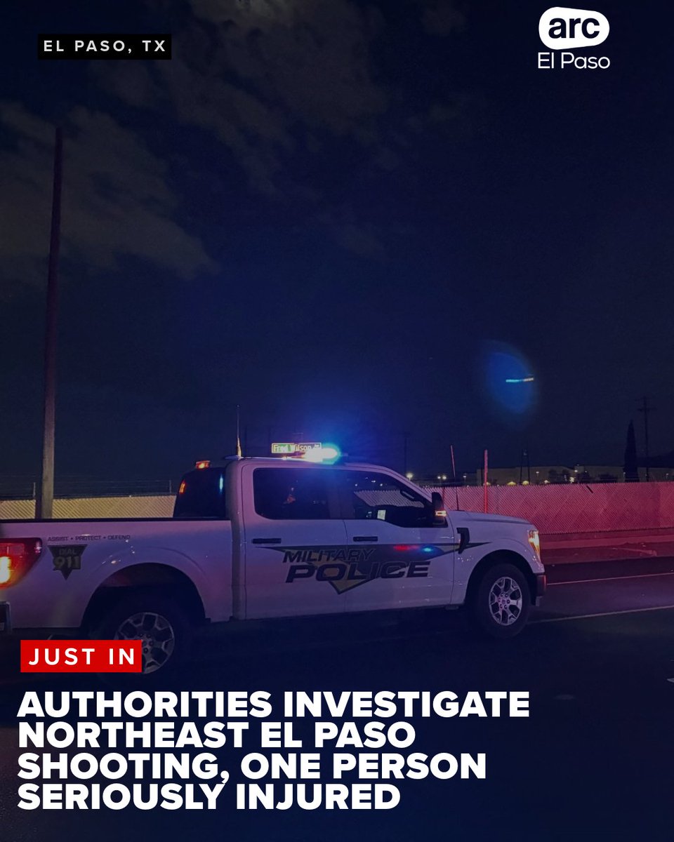 A shooting in northeast El Paso on Wednesday night left one person seriously injured and sent to the hospital, according to authorities