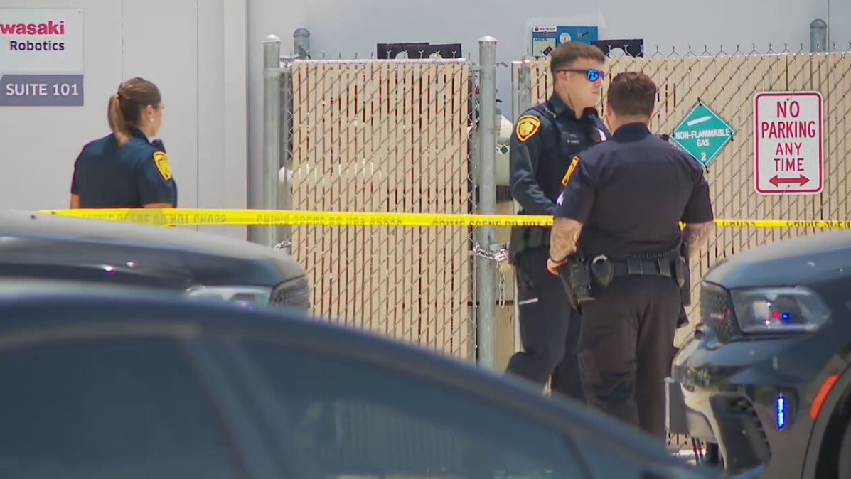 Police are investigating a deadly shooting at a warehouse after officers responding to a call found a man in his 60s with a gunshot wound to the chest