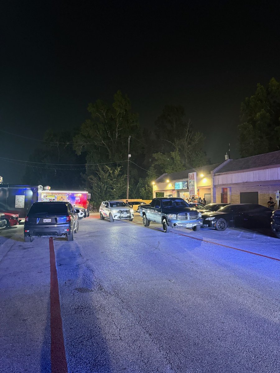 Deputy Constables are on scene of a disturbance at 2200 FM 1960 Rd where a suspect was reportedly armed with a gun and waving it in the air. At this time, one suspect has been detained