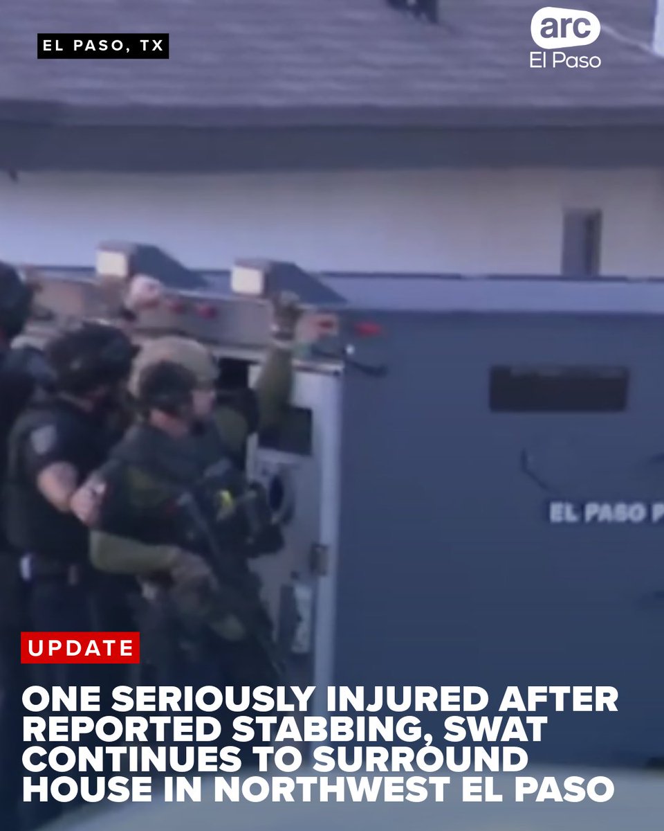 One person was transported to a local hospital with serious injuries after a reported stabbing in Northwest El Paso, according to the El Paso Fire Department