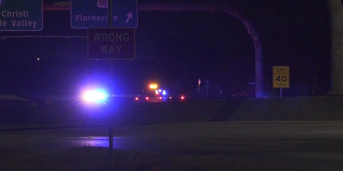 One person was killed and another was seriously injured after a wrong-way driver crashed head-on into another vehicle