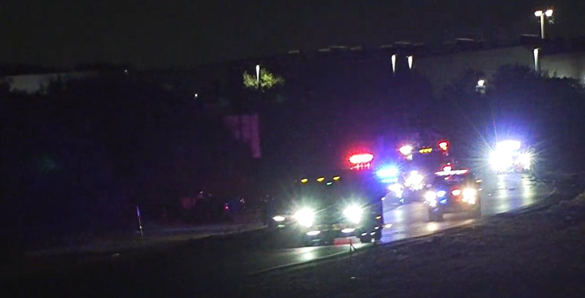 One person was killed and another was seriously injured after a wrong-way driver crashed head-on into another vehicle