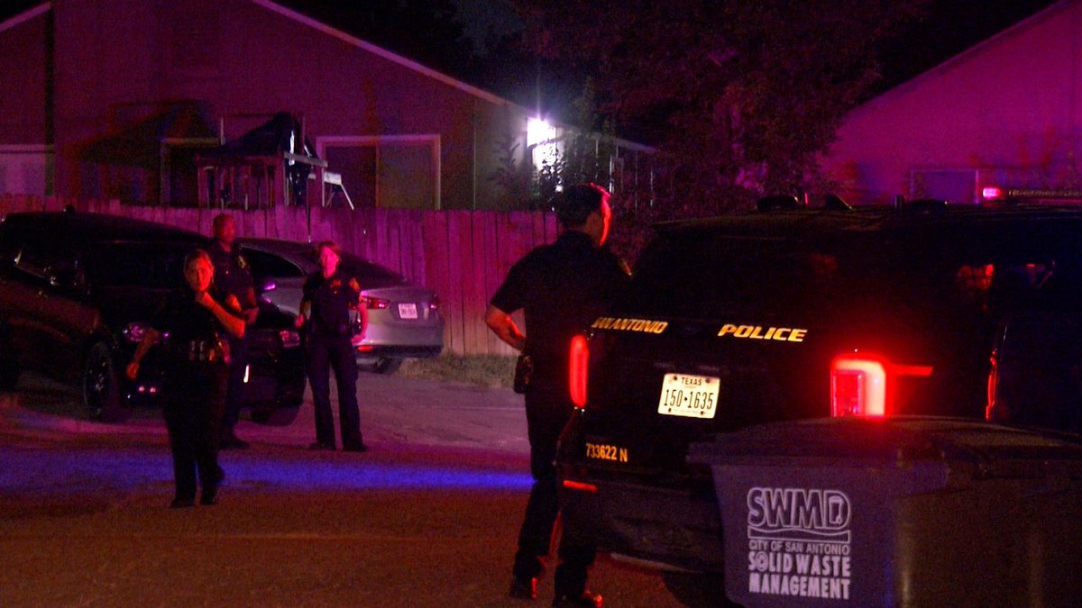An argument over possible stolen property turned violent on San Antonio's North Side. Police say a man was stabbed multiple times after trying to break into a home