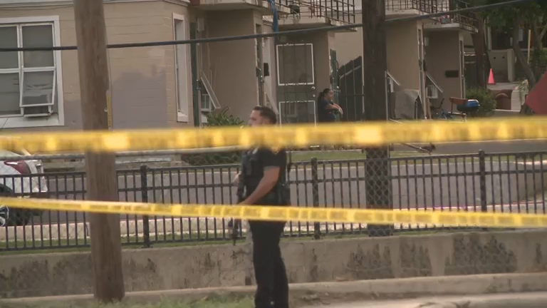 A 16-year-old was hospitalized with life threatening injuries after a shooting on Sunday evening on San Antonio's West Side. Police are searching for two male suspects who fled the scene