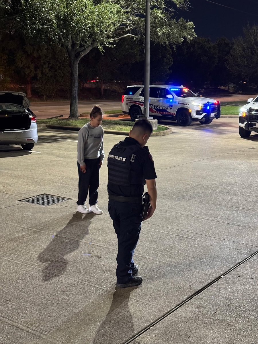 Constable Mark Herman's Office PCT4 Deputies have one person in custody for Evading Arrest and suspicion of DWI near 5300 W Sam Houston Pkwy N