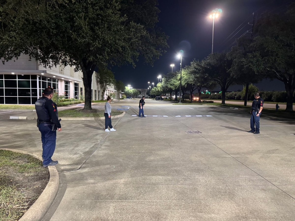 Constable Mark Herman's Office PCT4 Deputies have one person in custody for Evading Arrest and suspicion of DWI near 5300 W Sam Houston Pkwy N
