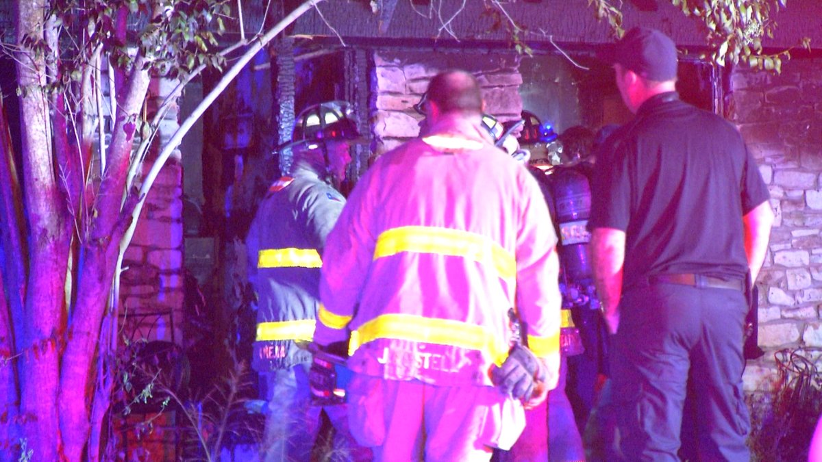 A house fire on San Antonio's far Northeast Side left one person dead and another hospitalized. Firefighters responded to the scene, where crews worked to put out the flames. The cause of the fire is under investigation